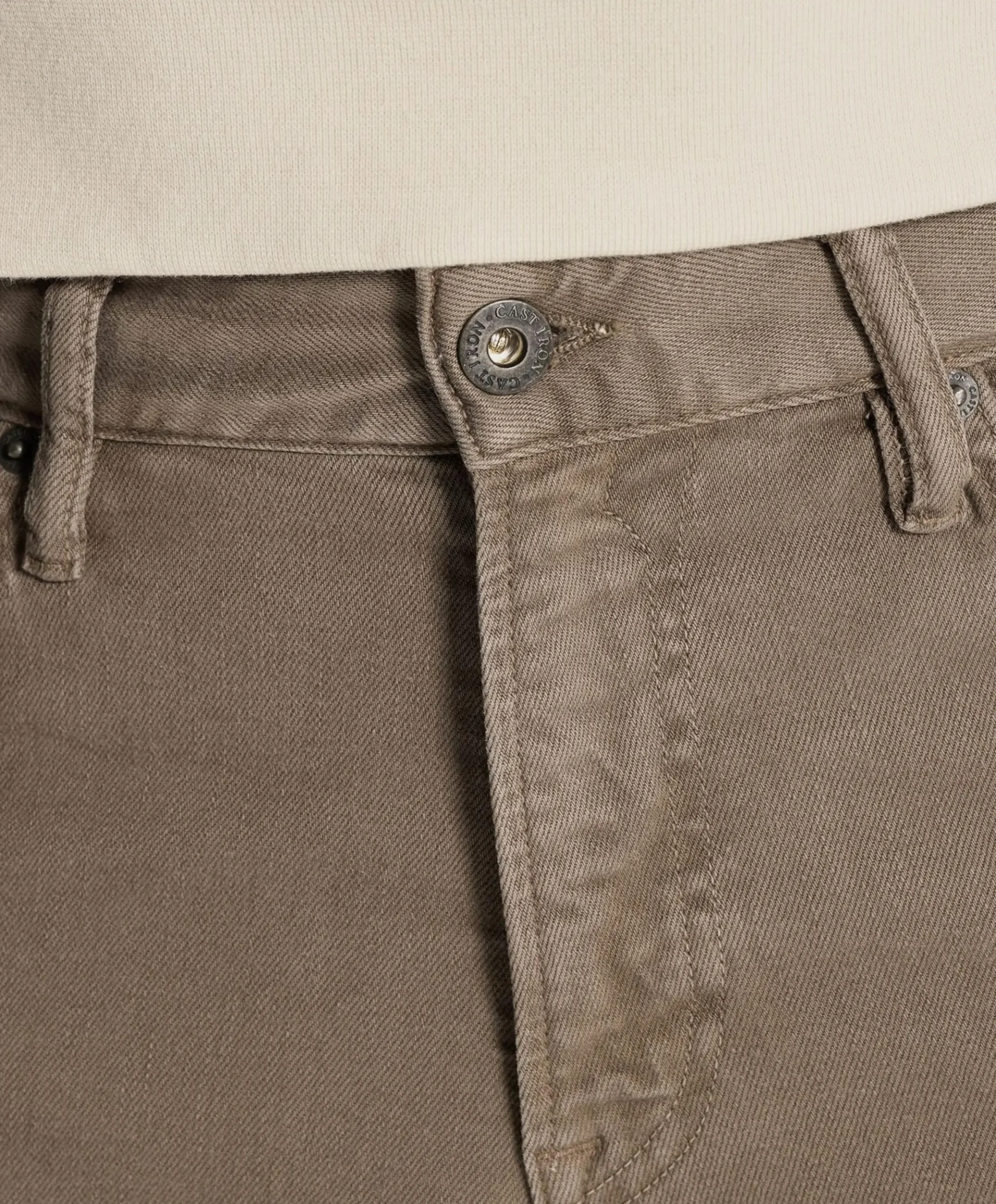 VALVER REGULAR COLORED heren jeans bruin