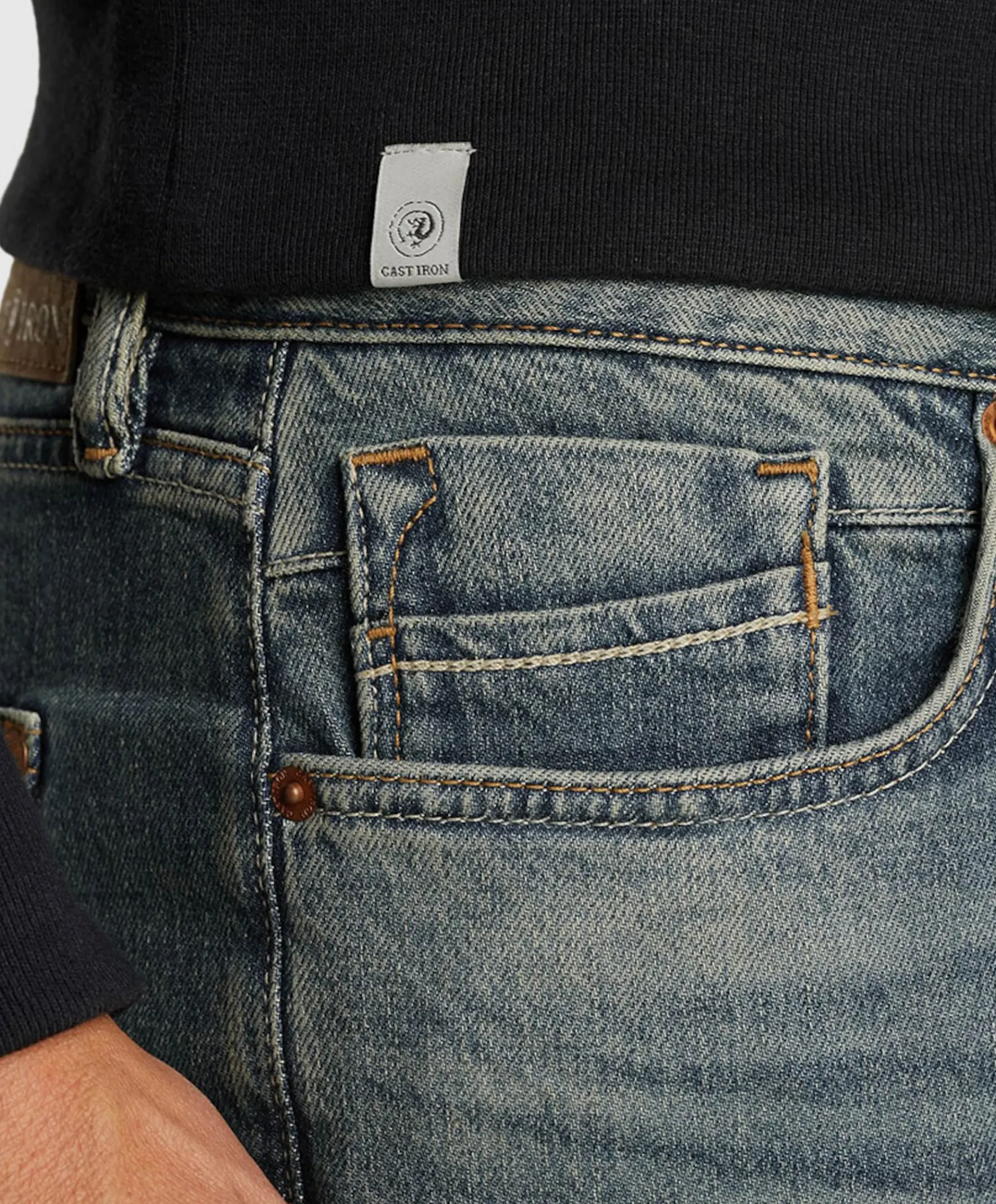 VALVER REGULAR DURABLE VINTAGE WAS heren jeans blauw
