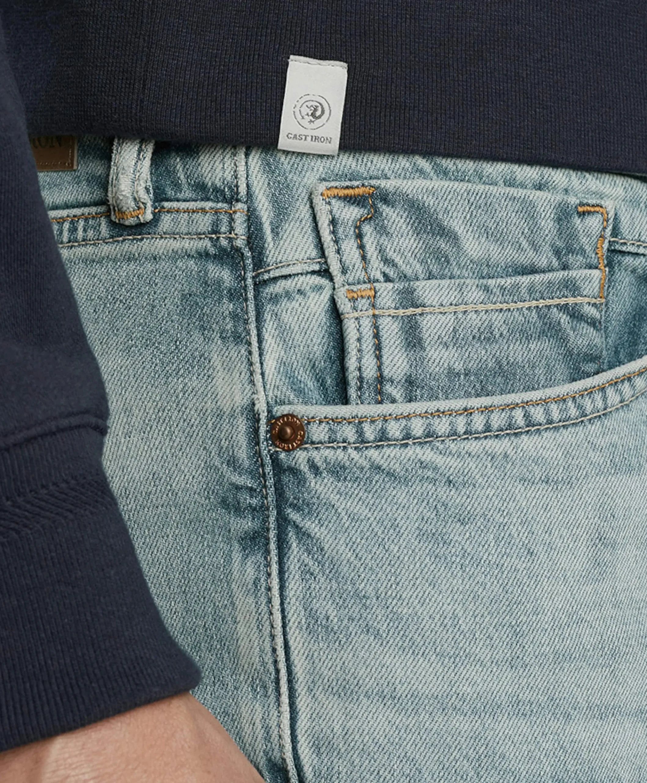 VALVER REGULAR DURABLE VINTAGE WAS heren jeans blauw