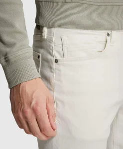 VALVER REGULAR SLUB STRETCH heren jeans wit