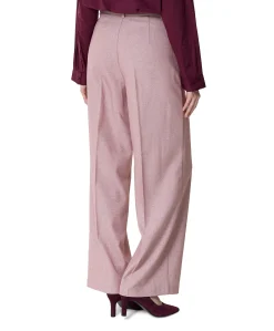 VIKEEP HW WIDE TAILORED PANTS dames broek roze