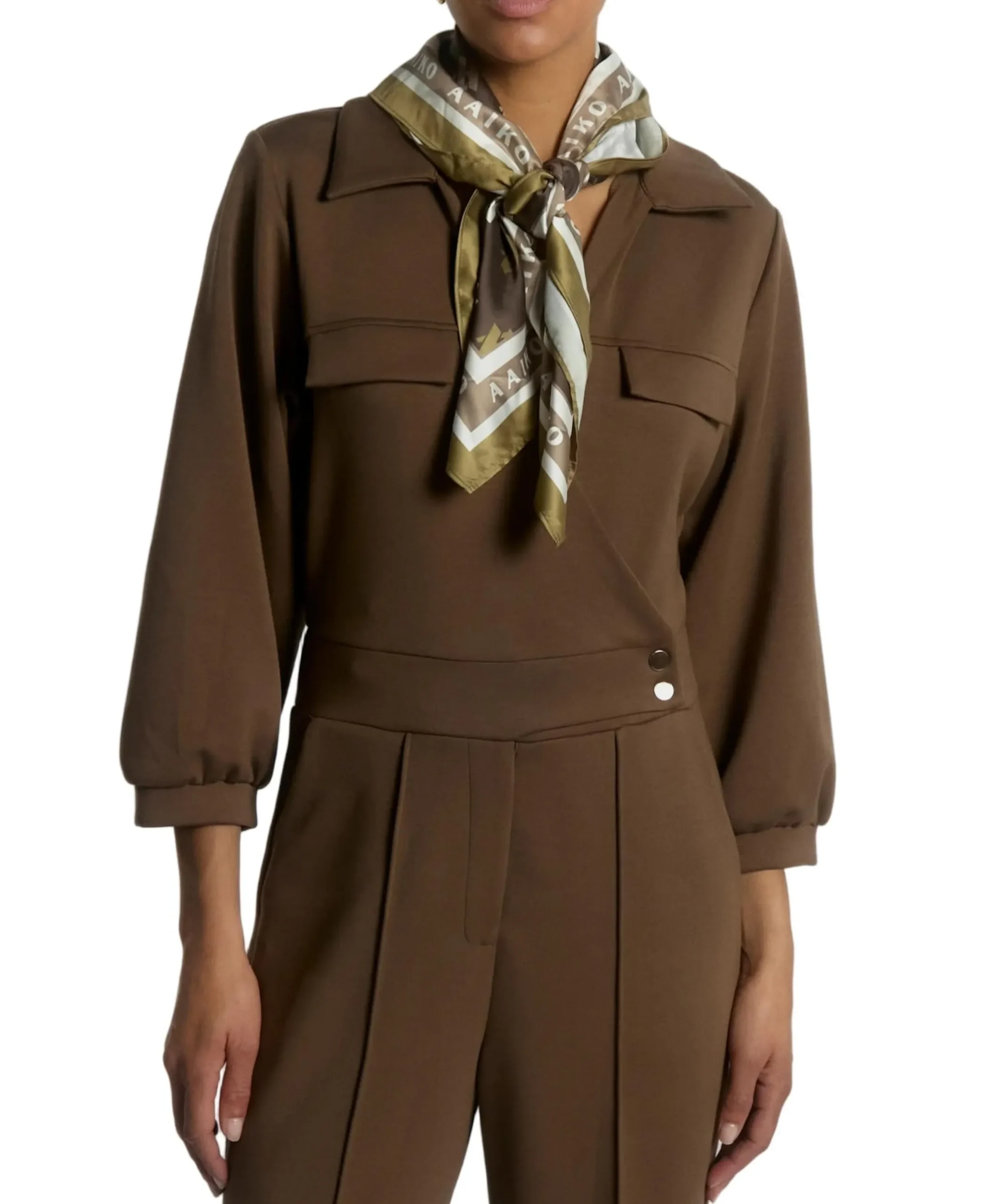 VION VIS 147 dames jumpsuit bruin