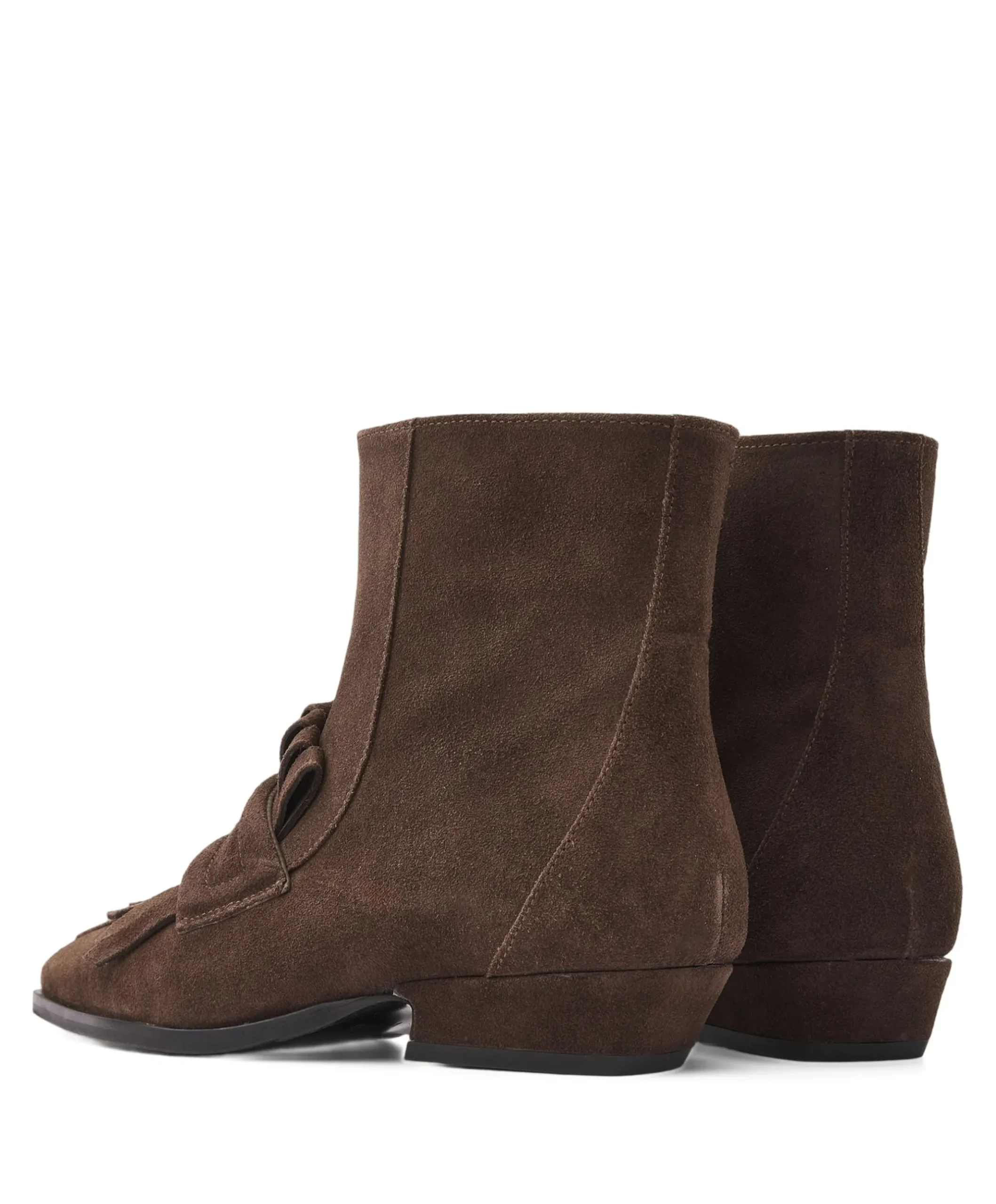 Vive Evie dames enkellaarzen bruin