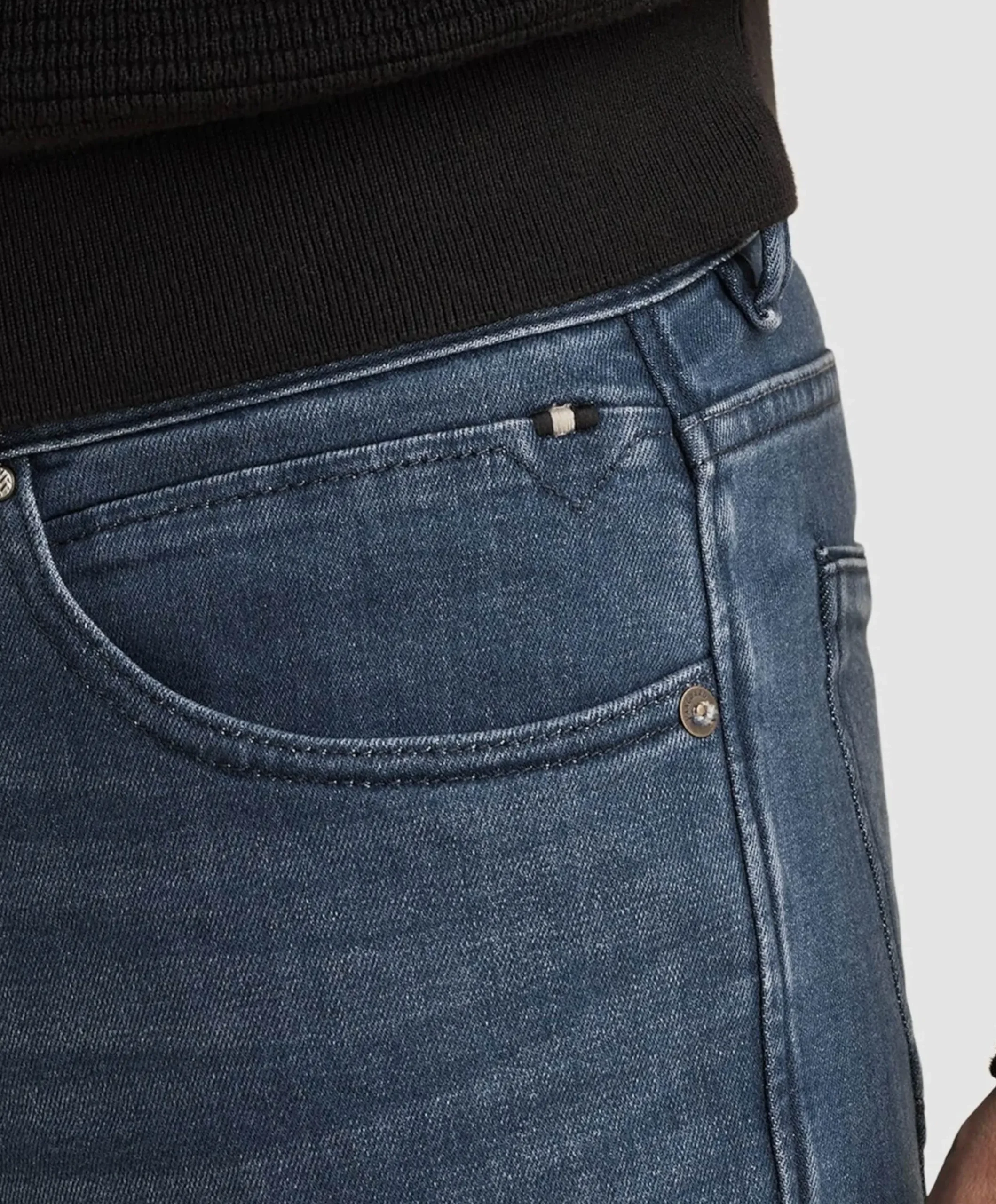 V7 RIDER INDIGO PURE WASH heren jeans blauw
