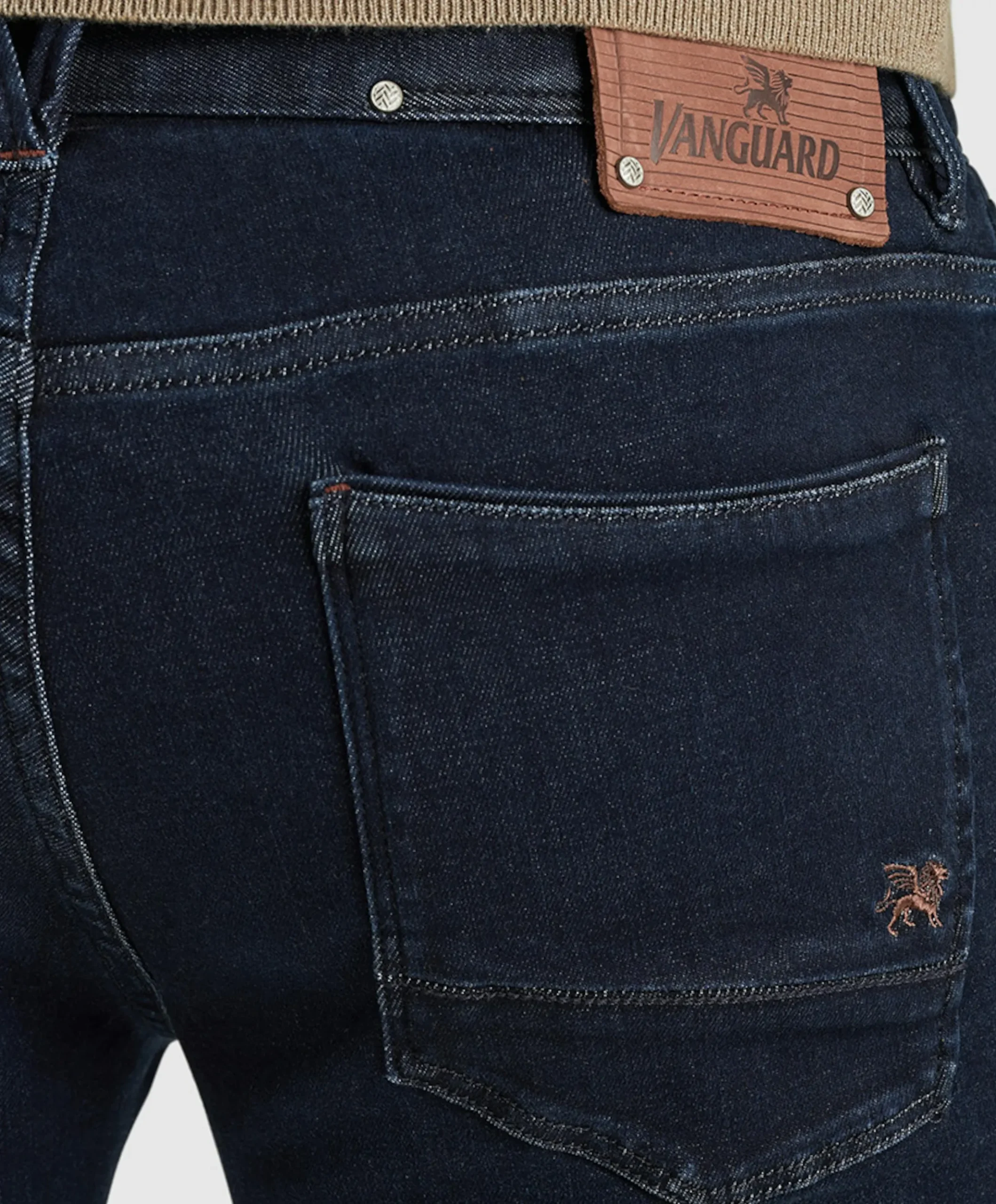 V7 RIDER INDIGO PURE WASH heren jeans blauw