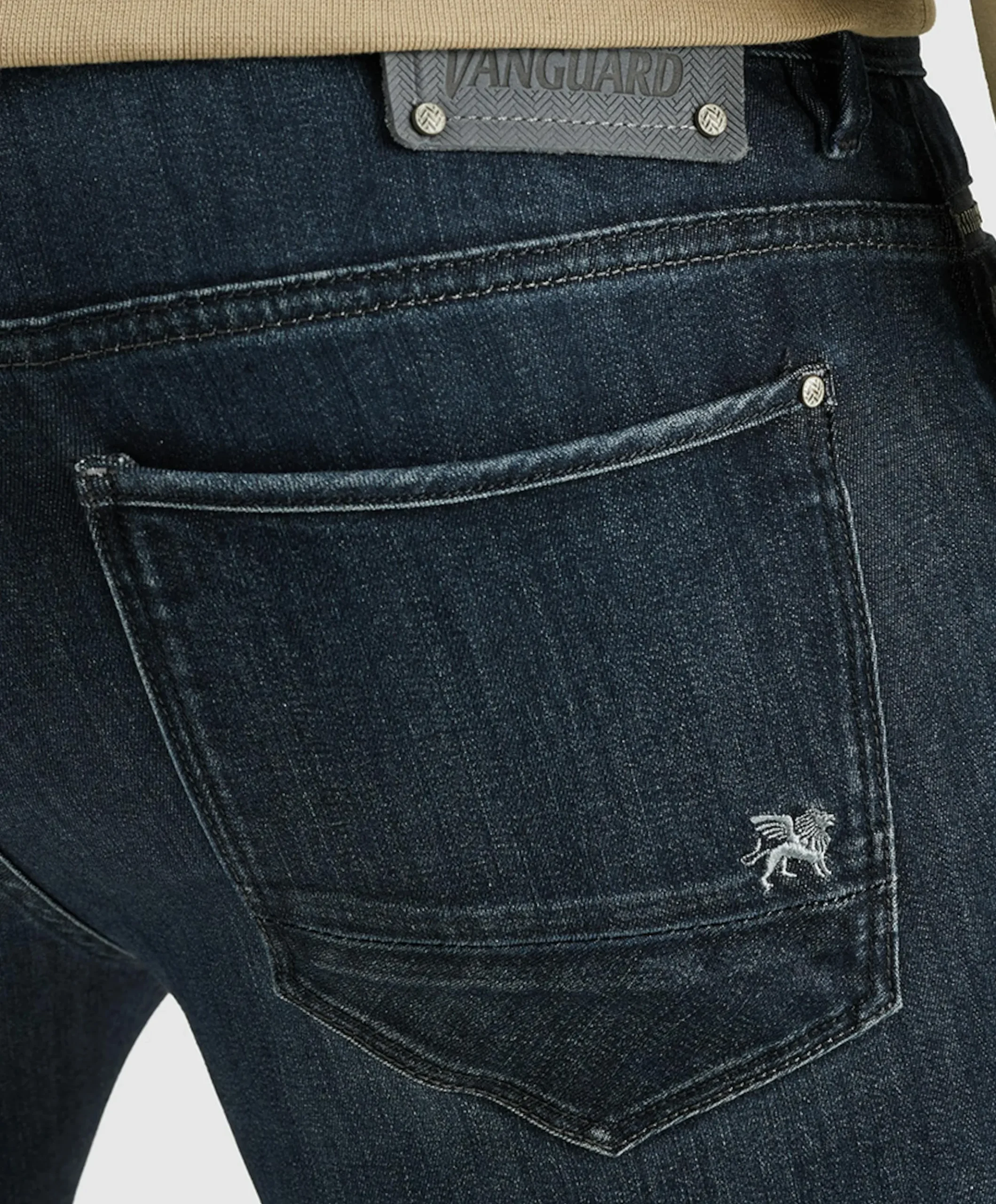 V850 RIDER STEEL INDIGO TINT slim fit jeans blauw