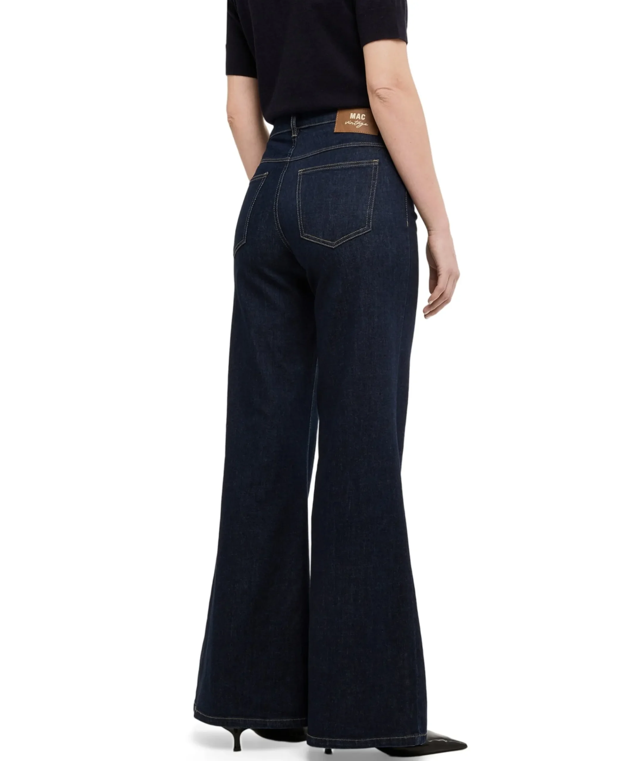 WIDE dames jeans blauw