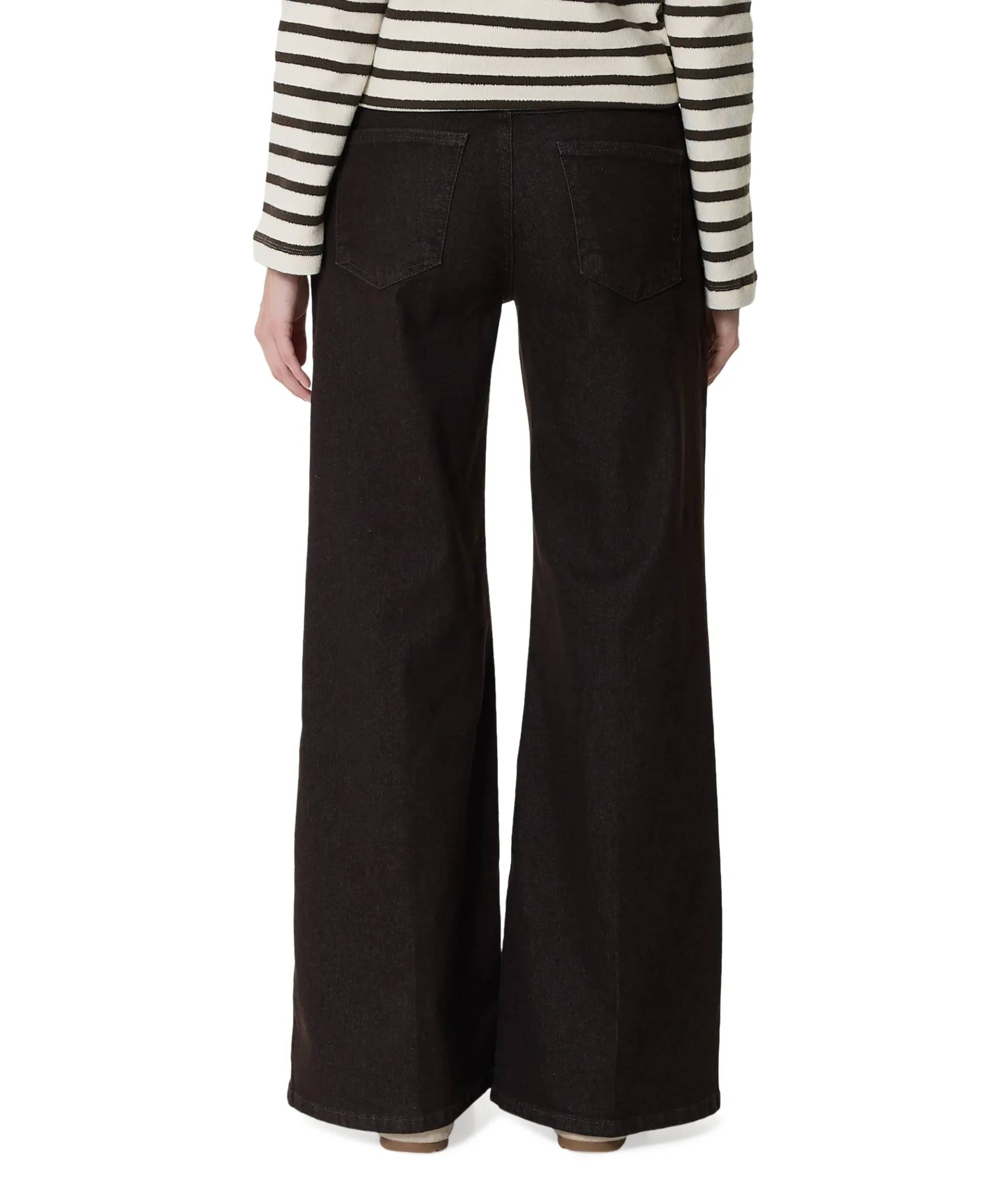 WIDE dames jeans bruin