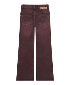 Wide Fit Colour meisjes jeans bordeaux