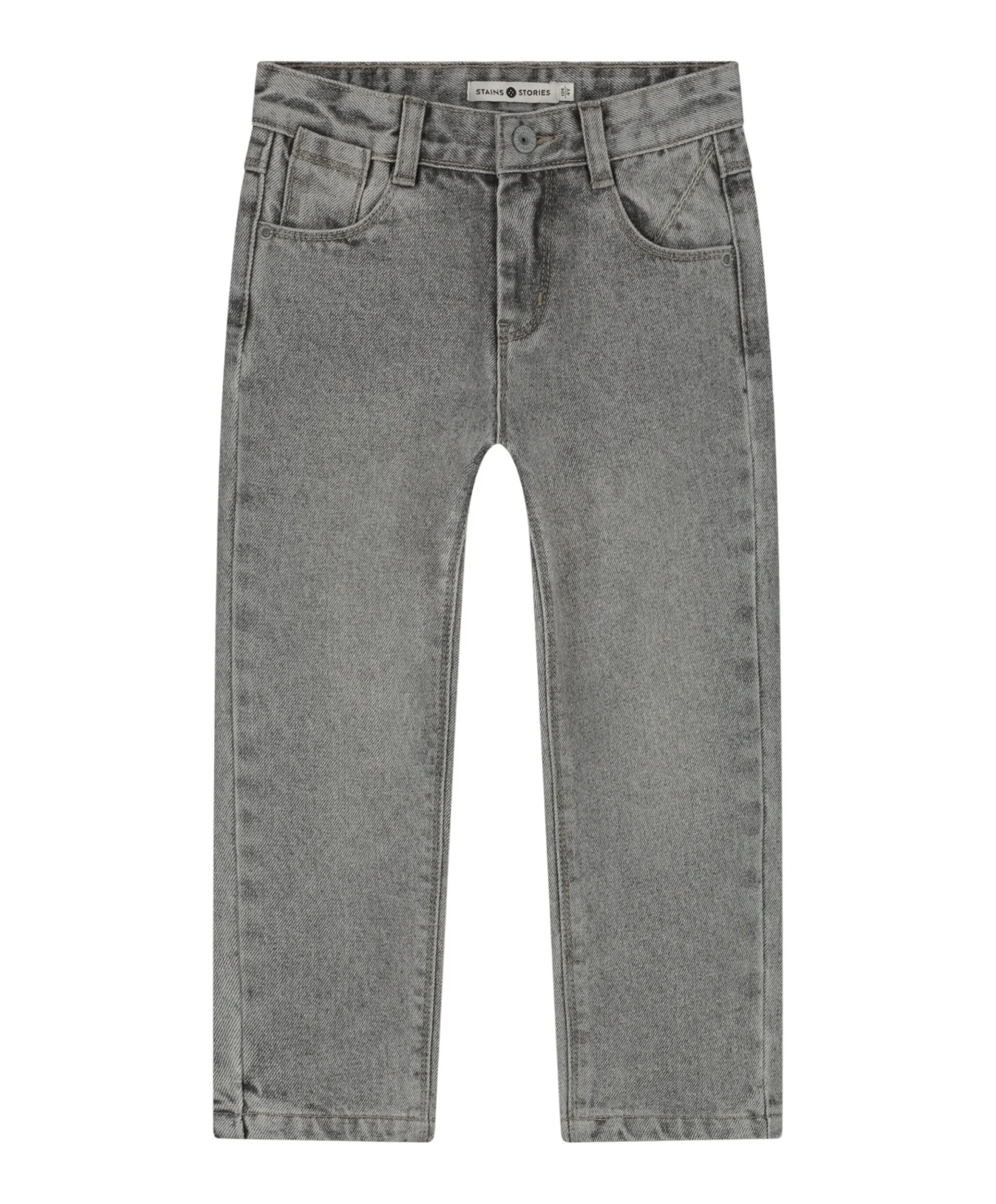 Wide Fit jongens jeans grijs