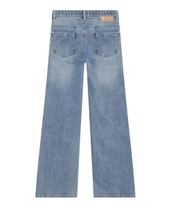 Wide Fit meisjes jeans blauw