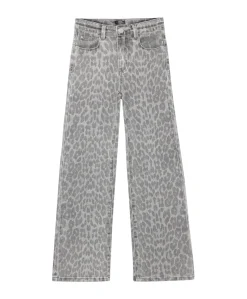 Wide Fit uniseks jeans grijs