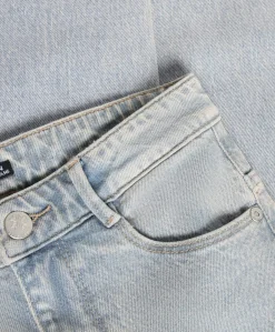 Wide Fit Washed meisjes jeans blauw