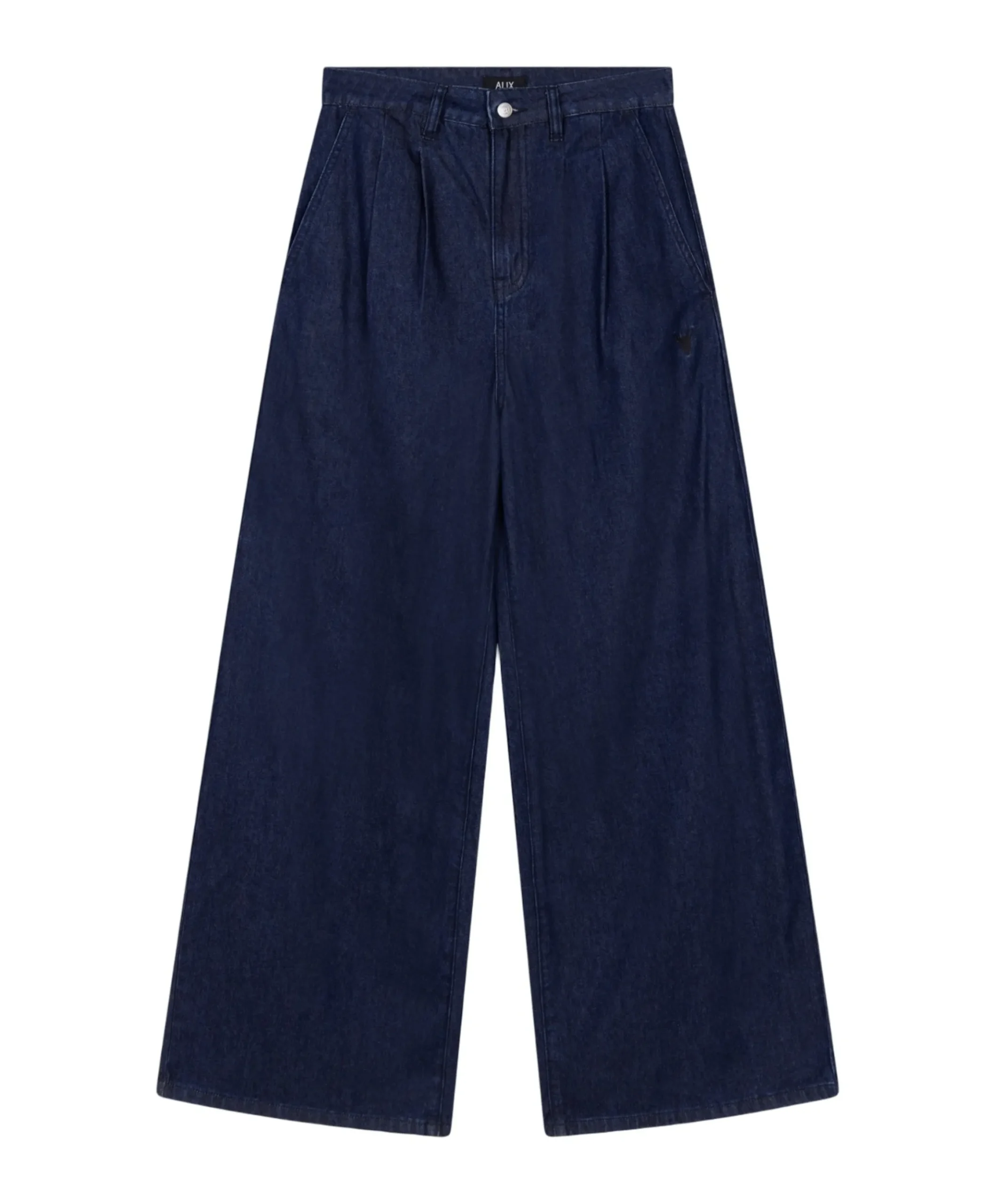 WIDE LEG DENIM dames jeans blauw