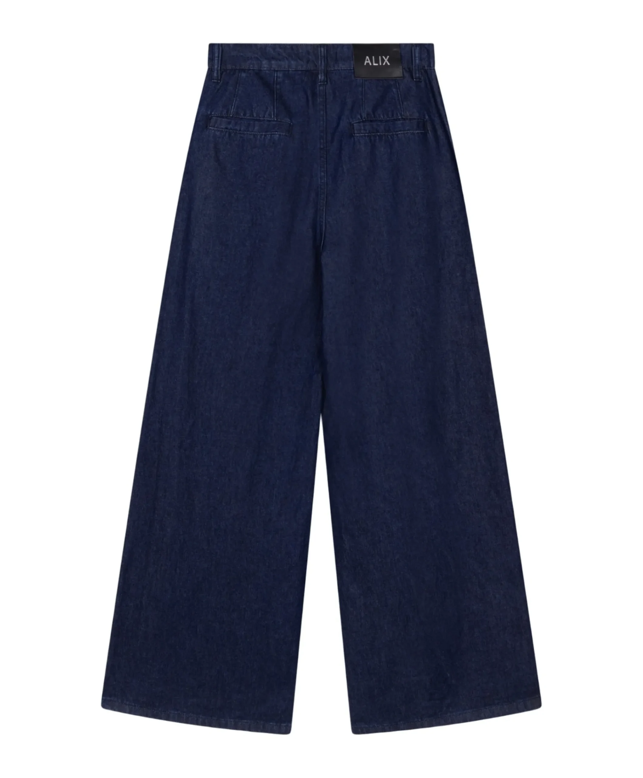 WIDE LEG DENIM dames jeans blauw