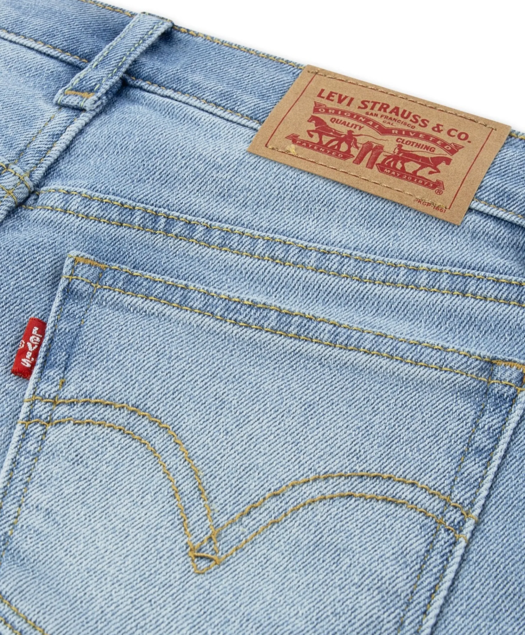 Wide leg jeans meisjes jeans blauw