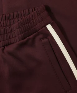 Wide Leg Tape meisjes broek bordeaux