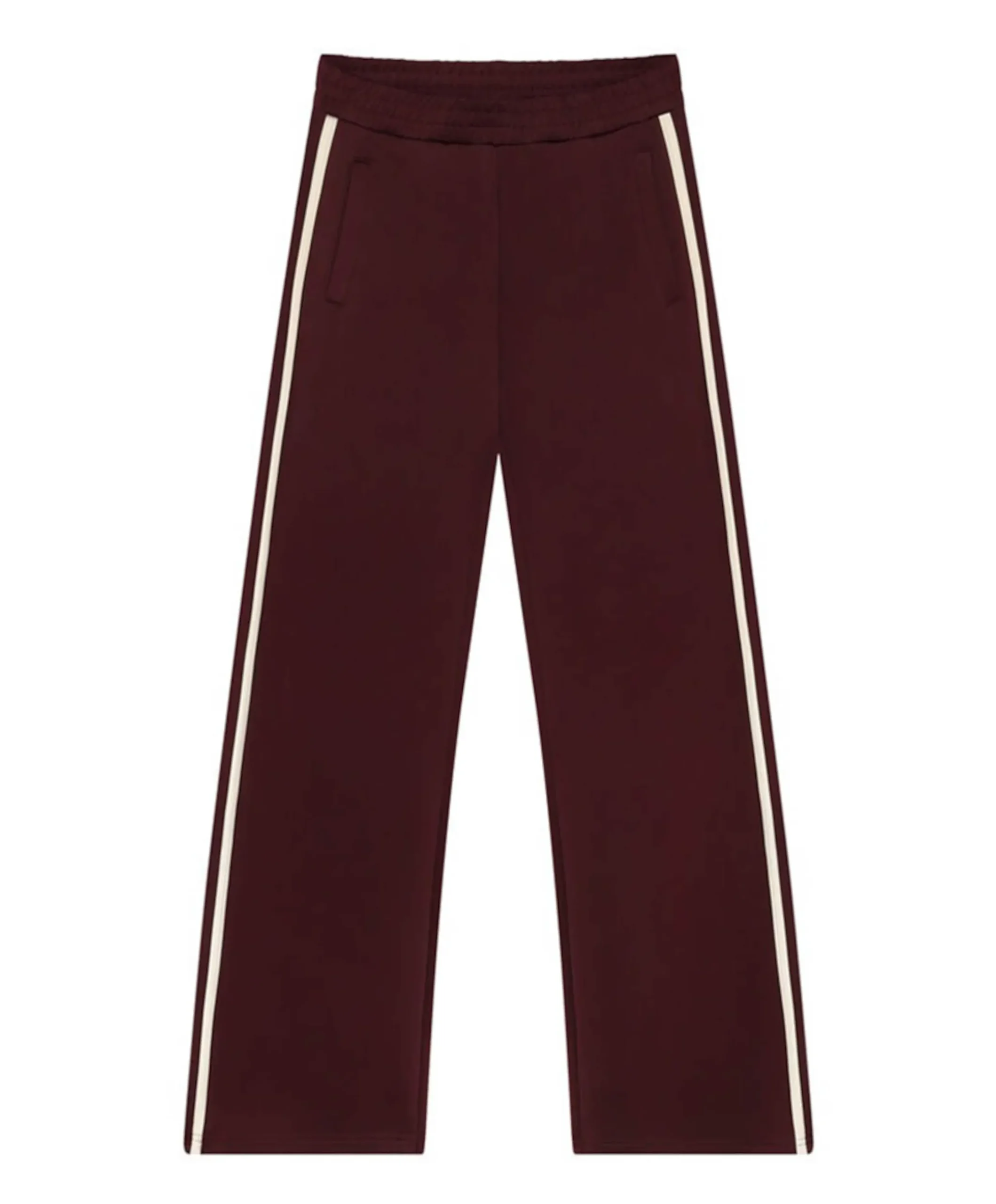 Wide Leg Tape meisjes broek bordeaux