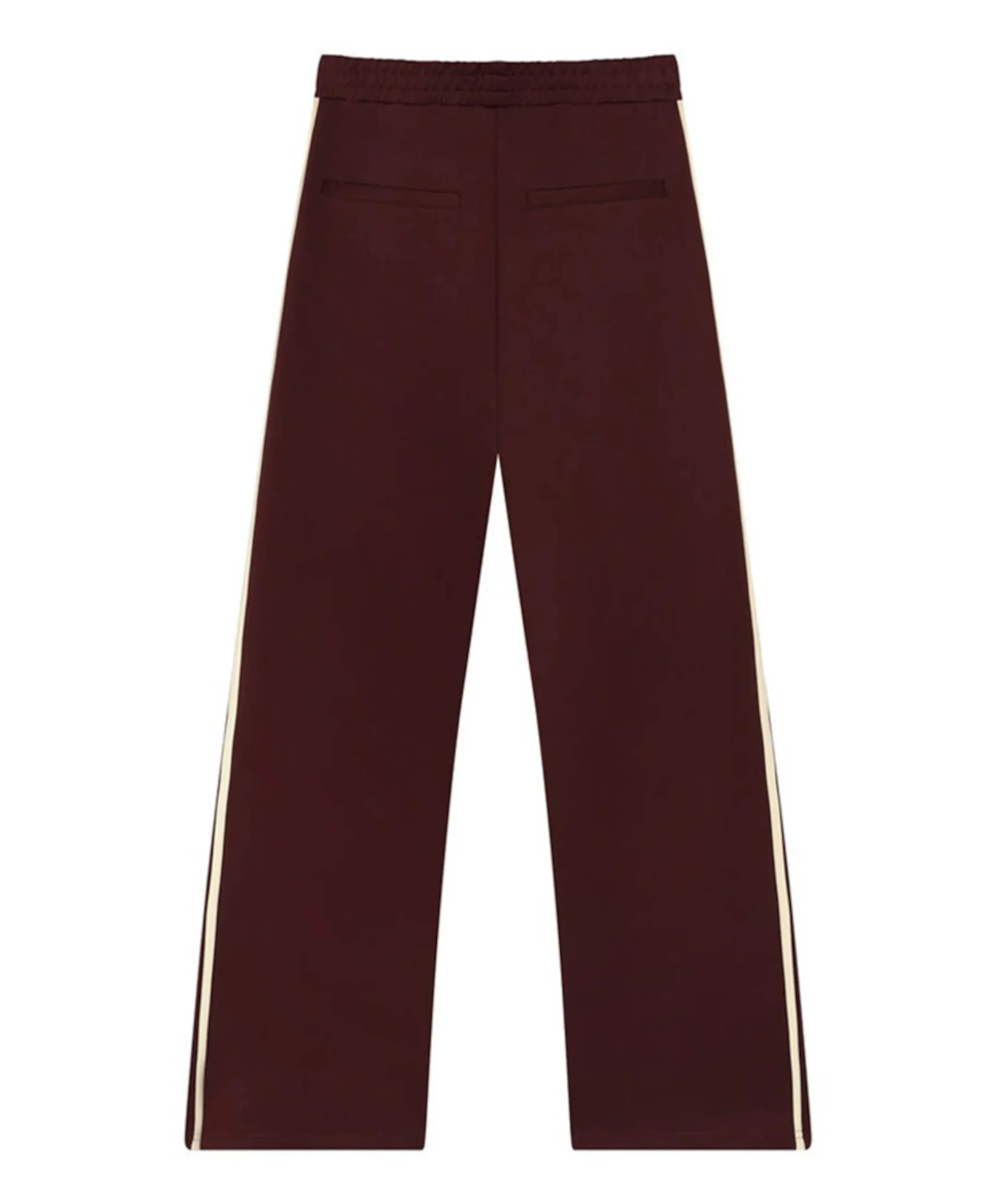 Wide Leg Tape meisjes broek bordeaux