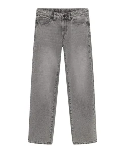 Wide Loose Fit jongens jeans grijs