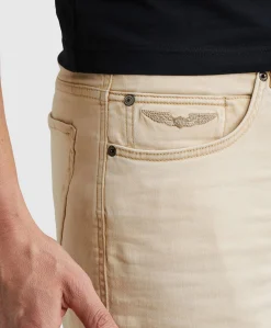 WINGLOAD SHORTS LIGHT WASHED SWEAT heren korte broek beige