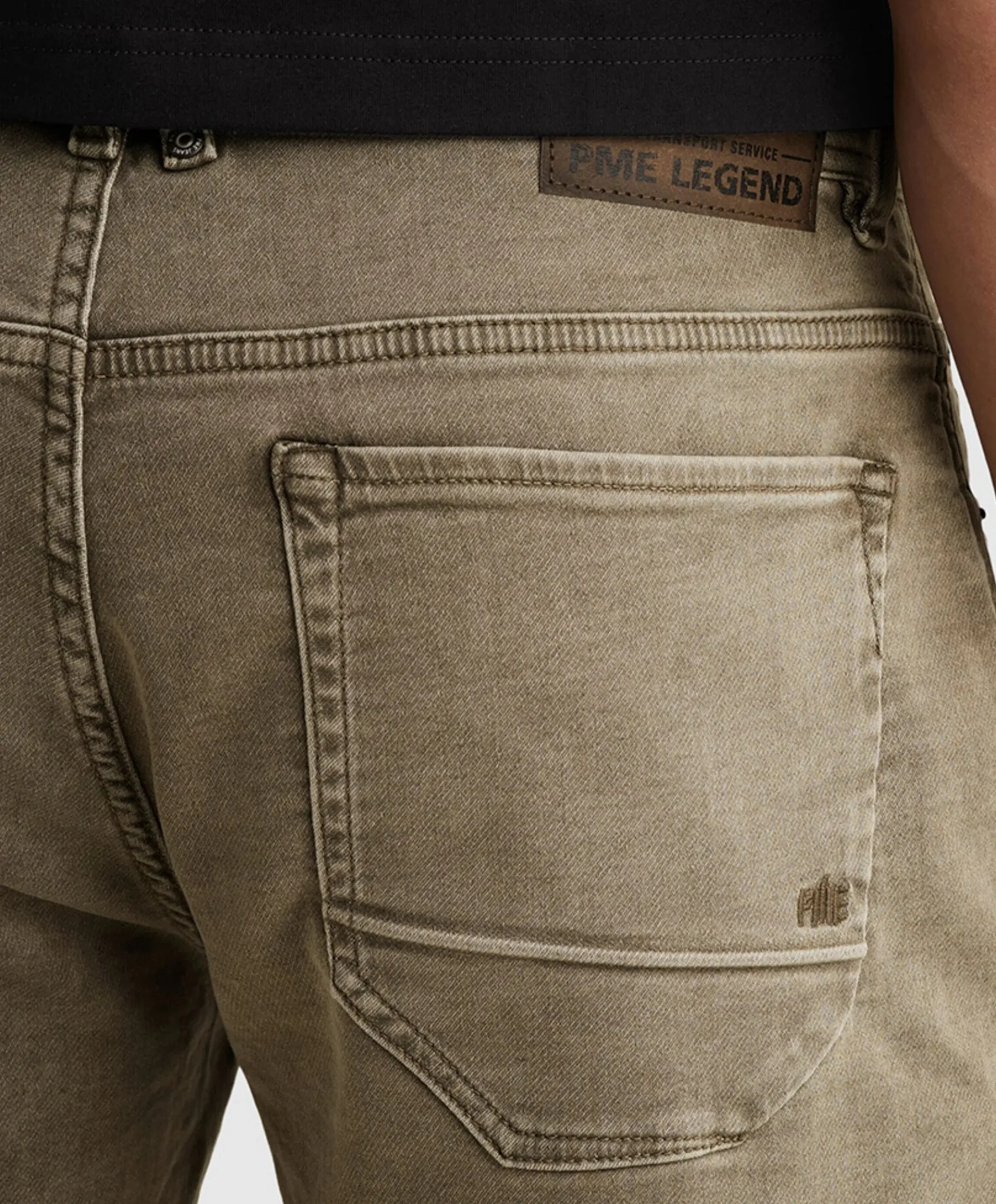WINGLOAD SHORTS LIGHT WASHED SWEAT heren korte broek bruin