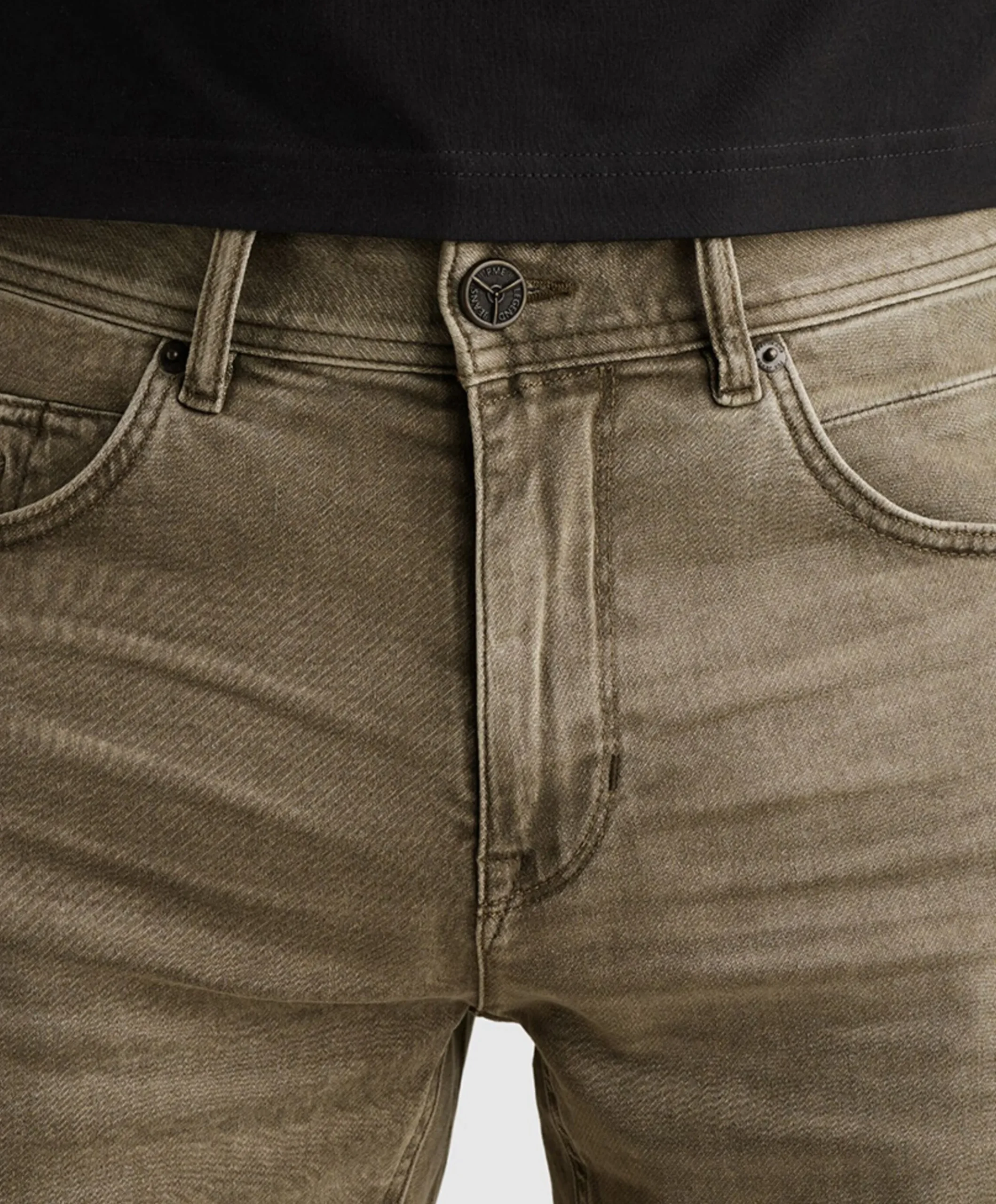 WINGLOAD SHORTS LIGHT WASHED SWEAT heren korte broek bruin