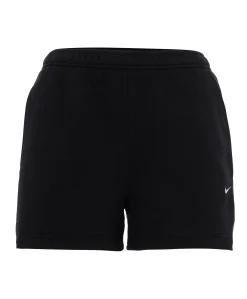 W Nk Stdo Flc Mr Std 4in dames shorts zwart