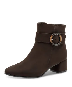 Women Boots dames enkellaarzen bruin