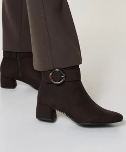 Women Boots dames enkellaarzen bruin