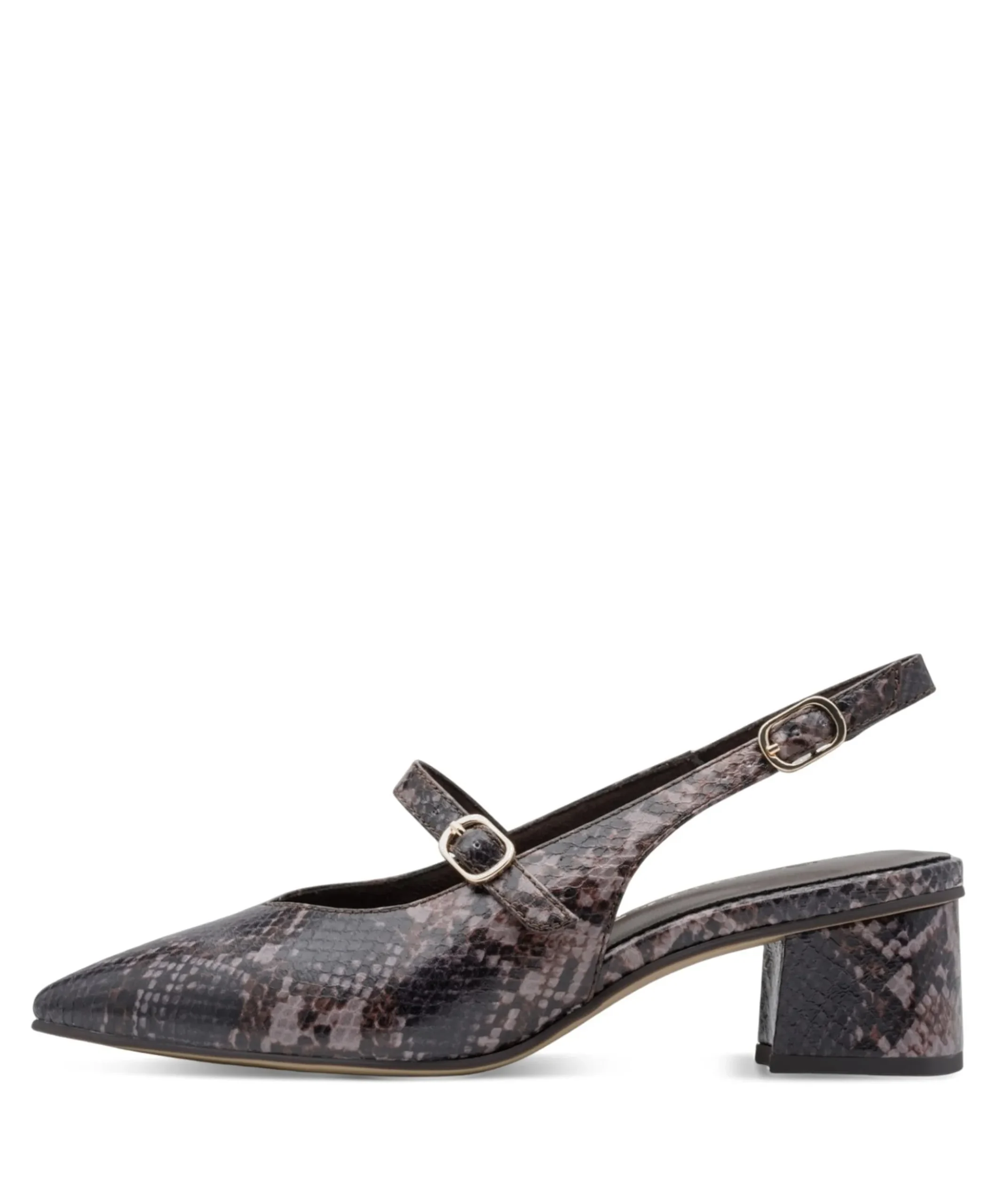 Women Sling dames sandalets bruin