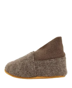 Wool Rib uniseks pantoffels bruin