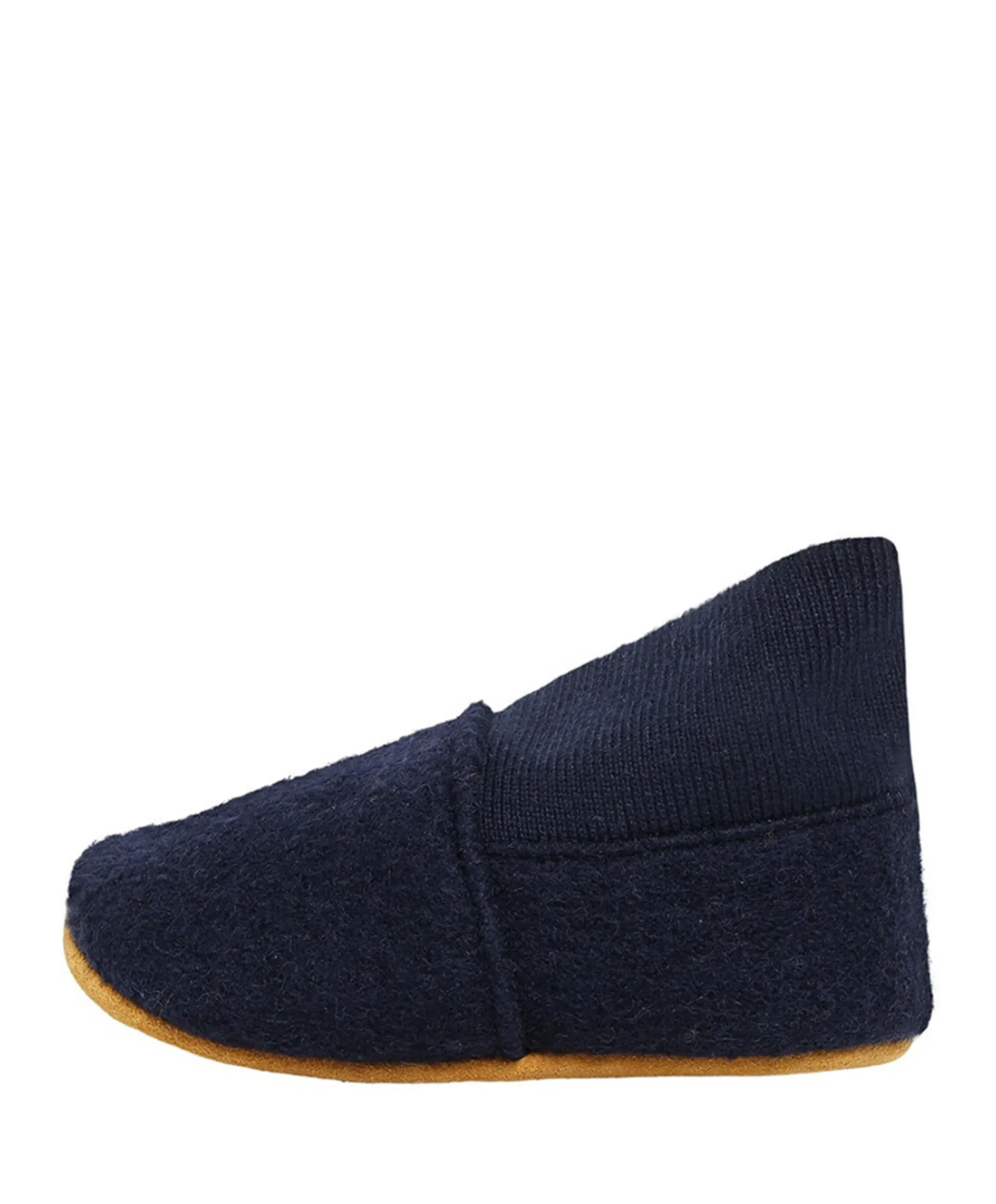 Wool Slippers w. Rib uniseks pantoffels blauw