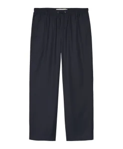 Wool Work Trousers heren pantalon blauw