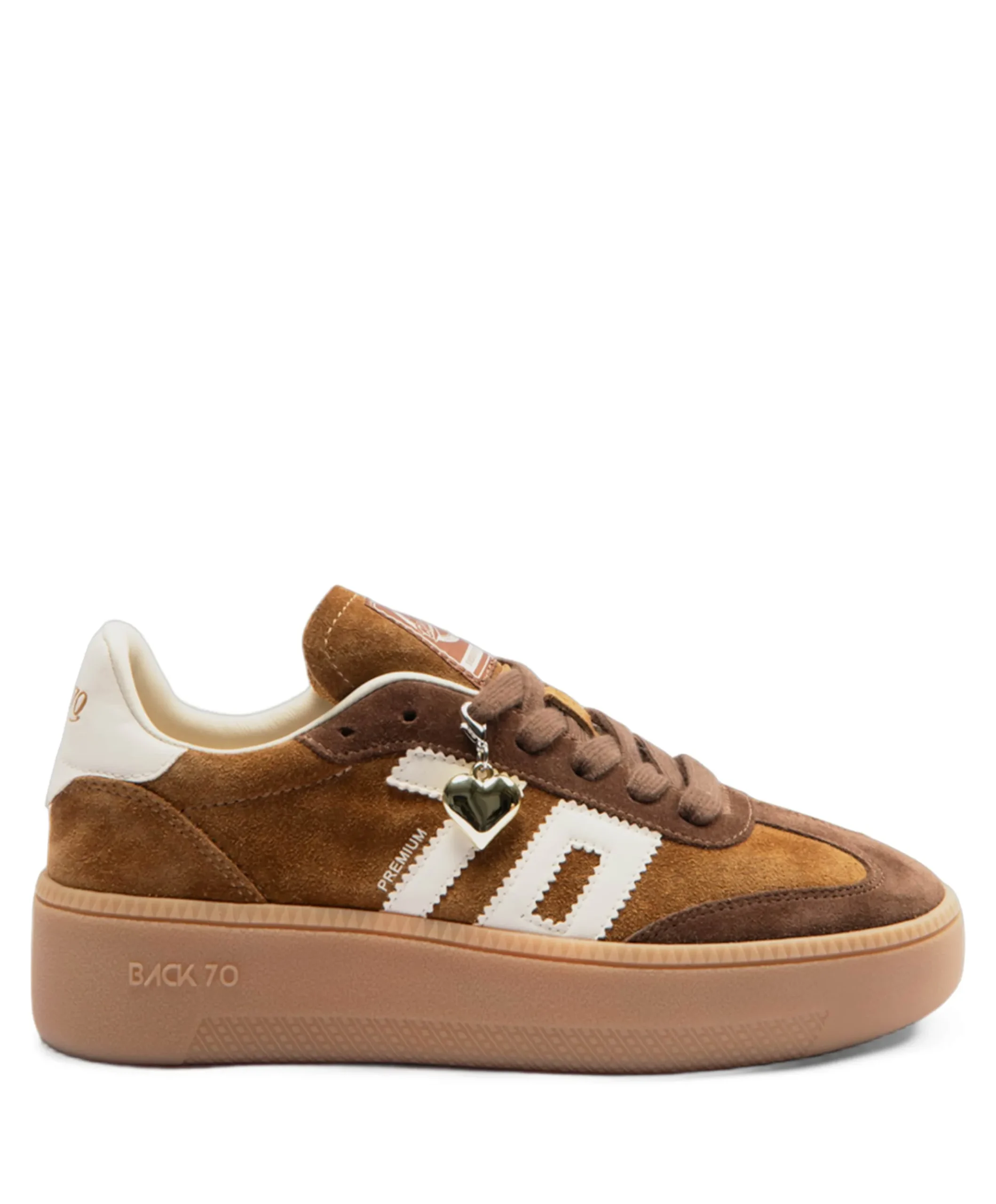 XXL dames sneakers bruin