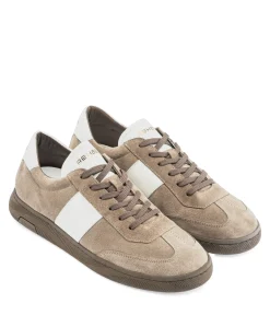 Zack sue LTHR heren sneakers beige