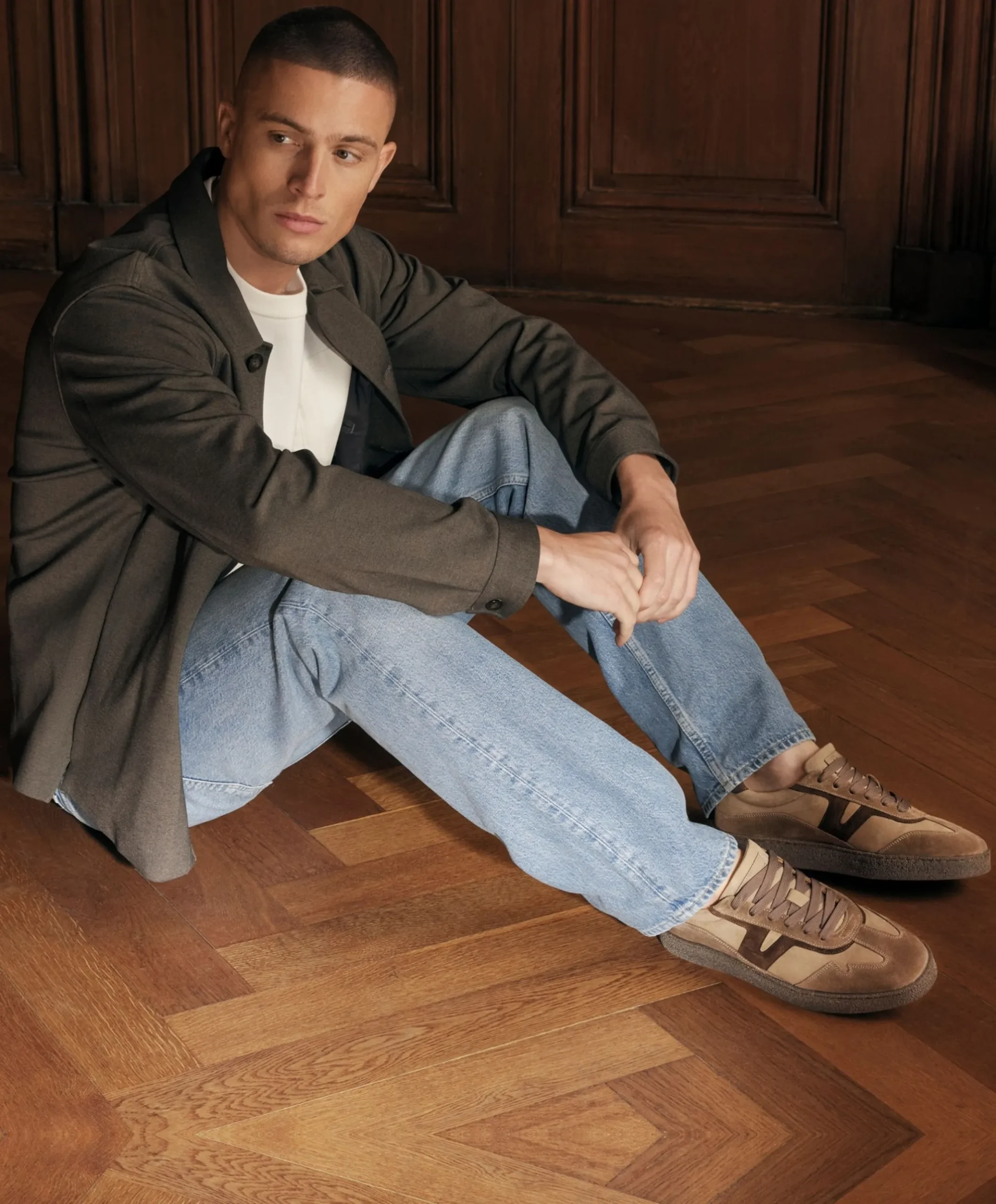 Zane Dexter heren sneakers bruin