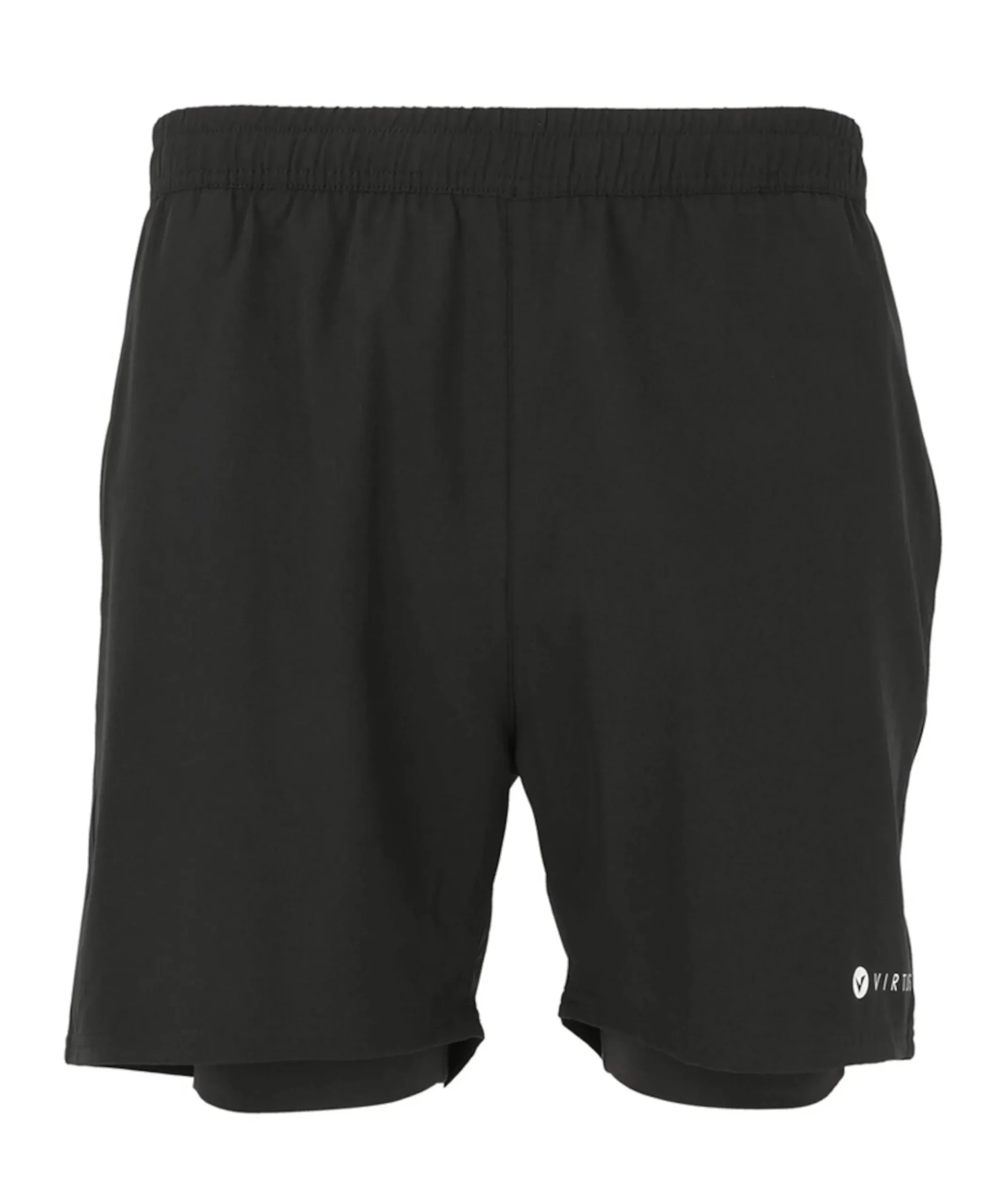 Zayne M 2-in-1 Shorts heren shorts zwart